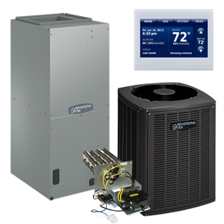 Armstrong 2 Ton 16 SEER Heat Pump and Air Handler (Installation not included)